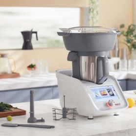 Robot cuiseur connecté 800 recettes CUISIOXTCONNECT gris Kitchencook