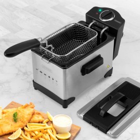 Friteuse 3L inox semi pro FRY PLUS Kitchencook