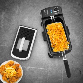 Friteuse 3.5L avec système de filtration d'huile FRY SMART de Kitchencook