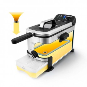 Friteuse 3.5L avec système de filtration d'huile FRY SMART de Kitchencook