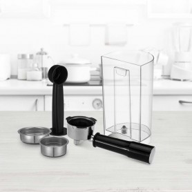 Machine à expresso 19 bars avec buse inox LITTLE VENICE bordeaux Kitchencook