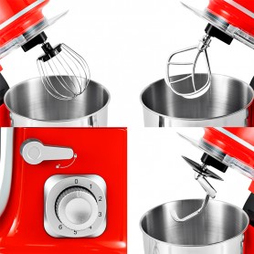 Robot pétrin 5L mouvement planétaire REVOLVE rouge Kitchencook