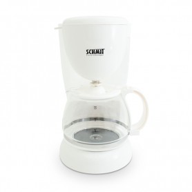 Cafetière 10 tasses avec filtre permanent amovible SCH1012 blanc Schmit