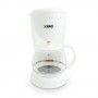 Cafetière 10 tasses avec filtre permanent amovible SCH1012 blanc Schmit