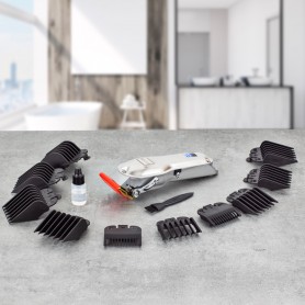 Tondeuse métal sans fil avec lames inox et mallette de rangement TMAX Becker