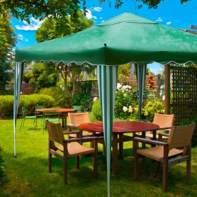 Tonnelle de jardin pliable 9m² en acier Harper