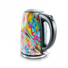 Bouilloire inox 1.7L avec filtre anti calcaire lavable CHILL Kitchencook