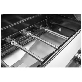 Barbecue à gaz en acier inoxydable avec grille de cuission REXON PTS3 de la marque Landmann