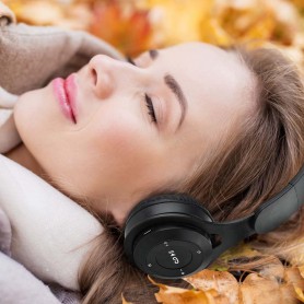 Casque stéréo bluetooth noir DBX220 de la marque Dynabass