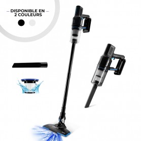 Aspirateur balai 2en1 filaire avec filtre HEPA lavable F10 Vortex noir - Reconditionné