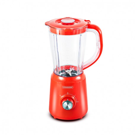 Blender 1.5L avec 2 lames inox B5TURBO rouge Kitchencook - Reconditionné