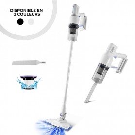 Aspirateur balai 2en1 filaire avec filtre HEPA lavable F10 Vortex blanc - Reconditionné