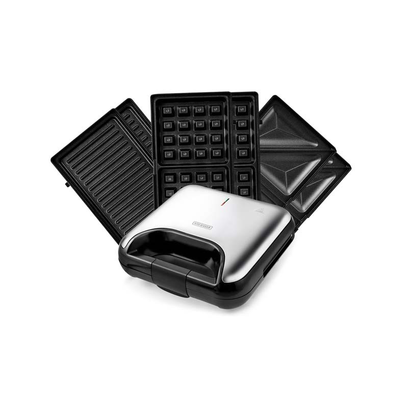 Sandwich maker 3en1 avec plaques anti adhésives MISTER K de Kitchencook - Reconditionné