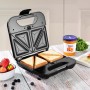 Sandwich maker 3en1 avec plaques anti adhésives MISTER K de Kitchencook - Reconditionné