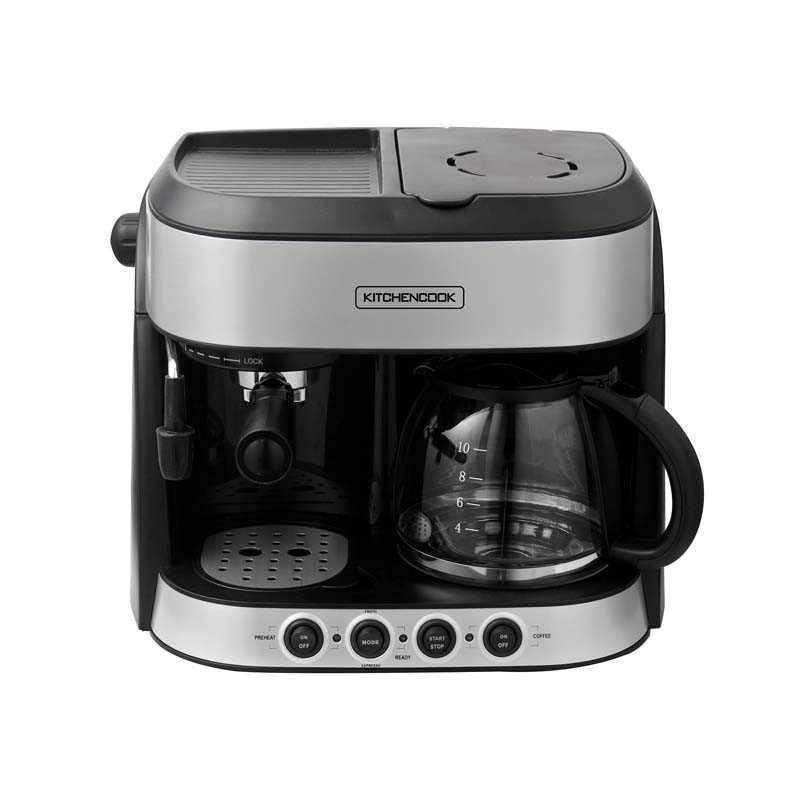 Machine à café combinée 3en1 expresso, filtre & latte SAO PAULO Kitchencook - Reconditionné