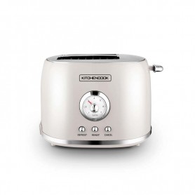 Grille pain style rétro double fentes RETRO TOAST crème Kitchencook - Reconditionné
