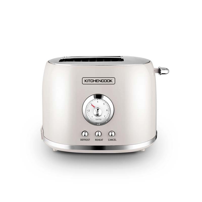 Grille pain style rétro double fentes RETRO TOAST crème Kitchencook - Reconditionné
