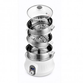 Cuiseur vapeur & couscoussier inox avec livre de recettes MULTISTEAM9 Kitchencook - Reconditionné