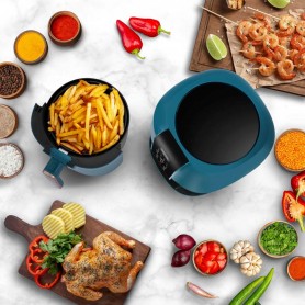 Friteuse sans huile 3L - 8 programmes AIRMED vert Kitchencook - Reconditionné