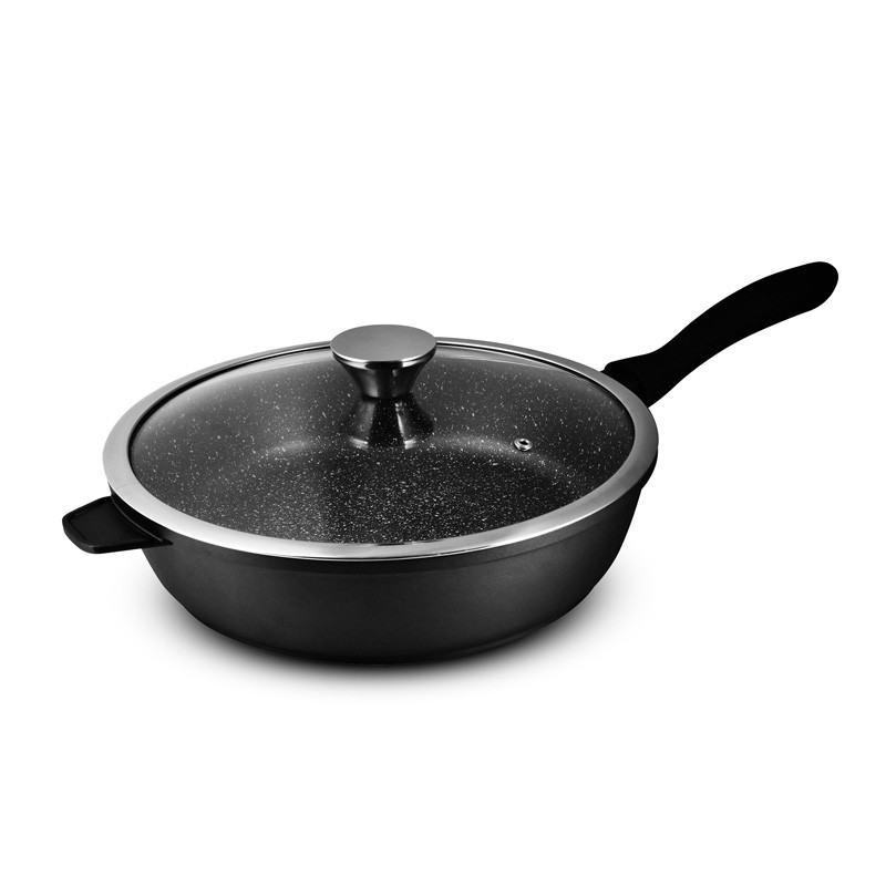 Fonte D'aluminium 24cm Avec Couvercle TFI CRISTAL - Reconditionné