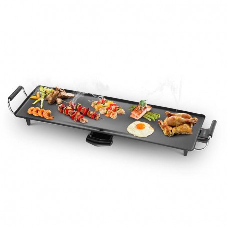 Plancha électrique noire avec revêtement anti-adhésif KPAN 70 de Kitchencook