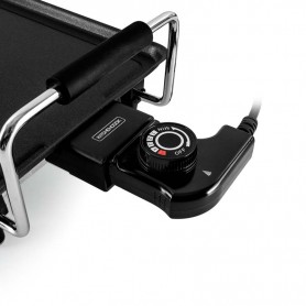 Plancha électrique noire avec revêtement anti-adhésif KPAN 70 de Kitchencook