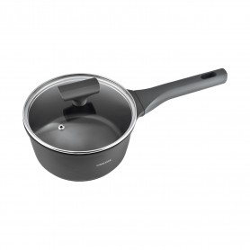Casserole fonte d’aluminium noir 18cm TFI avec couvercle BETTY CAS18TFI de Kitchencook