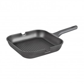 Grill Fonte D'aluminium noir 28cm TFI BETTY GRIL28TFI de Kitchencook