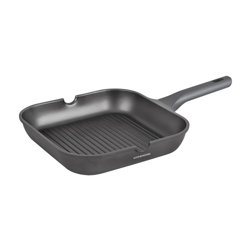 Grill Fonte D'aluminium noir 28cm TFI BETTY GRIL28TFI de Kitchencook