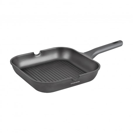 Grill Fonte D'aluminium noir 28cm TFI BETTY GRIL28TFI de Kitchencook