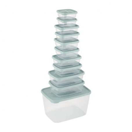 Lot de 11 pieces de boites en plastique modele 92128 de la marque Hobby Life