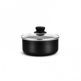 Batterie de cuisine amovible noire de 15 PCS TFI FLEX QUINZE de Kitchencook