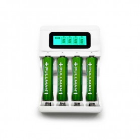 Pack avec Chargeur et Piles Rechargeables POWERSET AAA de Pullman