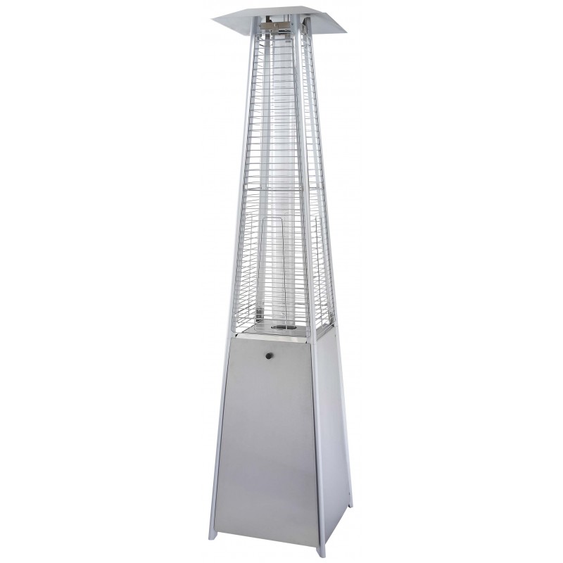 Chauffage extérieur gaz FAVEX - Pyramide - Silver- 13 kW - Housse de protection
