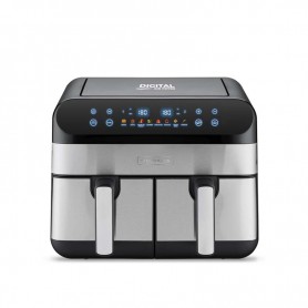Friteuse Sans Huile Avec Deux Cuves  – 8 programmesAIRFLOW 9 de KITCHENCOOK