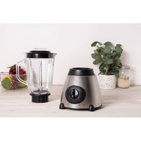 Blender et fabricant de smoothies avec moulin à café & épices 800W 1,5 litre 3 vitesses en Acier inoxydable de Royalty Line