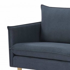 MARLON CANAPÉ 2 PLACES TISSU BLEU FONCÉ ADMARLON2PBLEU