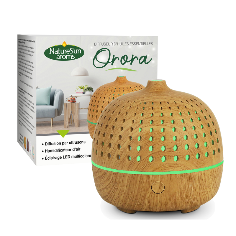 DIFFUSEUR D'HUILES ESSENTIELLES ORORA BOIS CLAIR NATUR'SUN AROMS