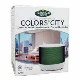 DIFFUSEUR D'HUILES ESSENTIELLES COLOR’S CITY BLANC NATUR'SUN AROMS