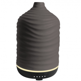 DIFFUSEUR D'HUILES ESSENTIELLES LIVING CÉRAMIQUE GRIS ANTHRACITE NATUR'SUN AROMS