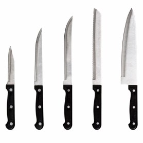 BLOC 11 COUTEAUX AVEC AIGUISOIR ET CISEAUX 5 FIVE