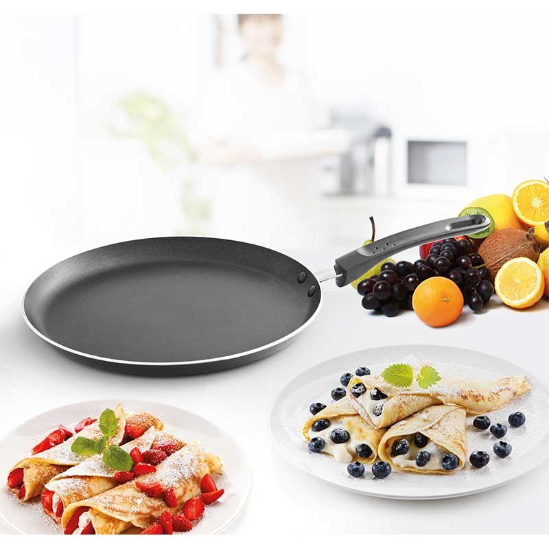 CRÊPIÈRE ALUMINIUM PRESSÉ 26CM MODÈLE CP26 TFI KITCHENCOOK