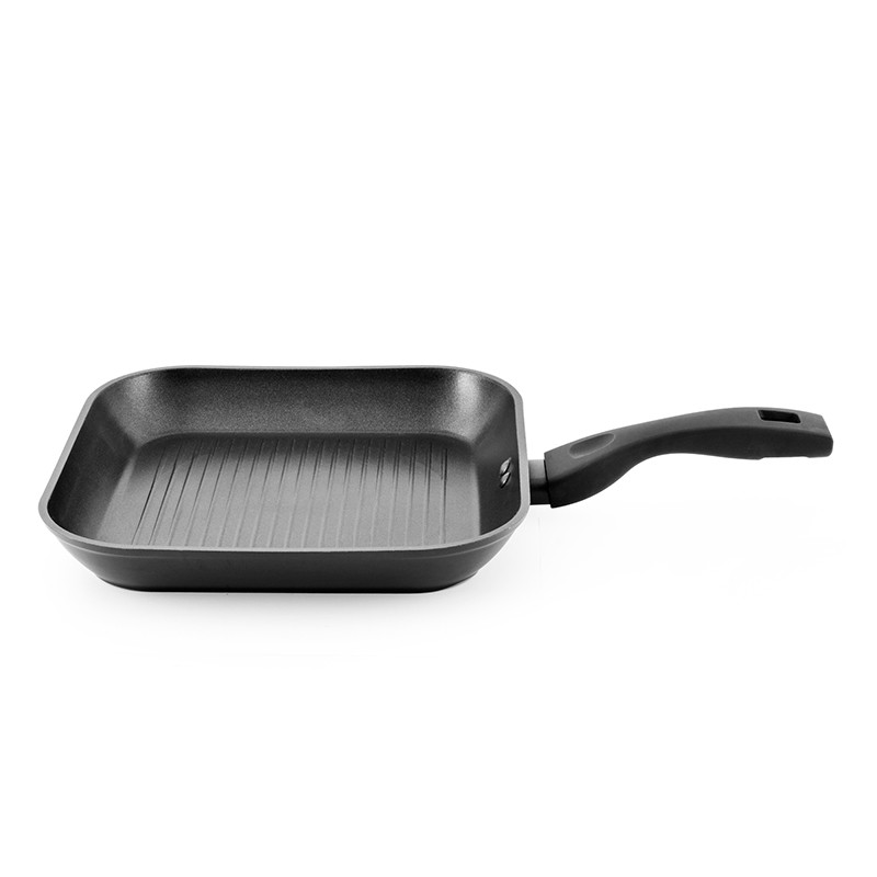 Grill aluminium forgé anti adhésif TFI 28cm NOA Kitchencook