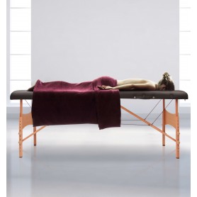 Table de massage pliante avec accessoires et housse TDM102 noir Yoghi