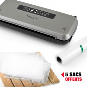 Machine sous vide tactile avec rouleau de sacs offerts AIRPROTECT V2 Noon