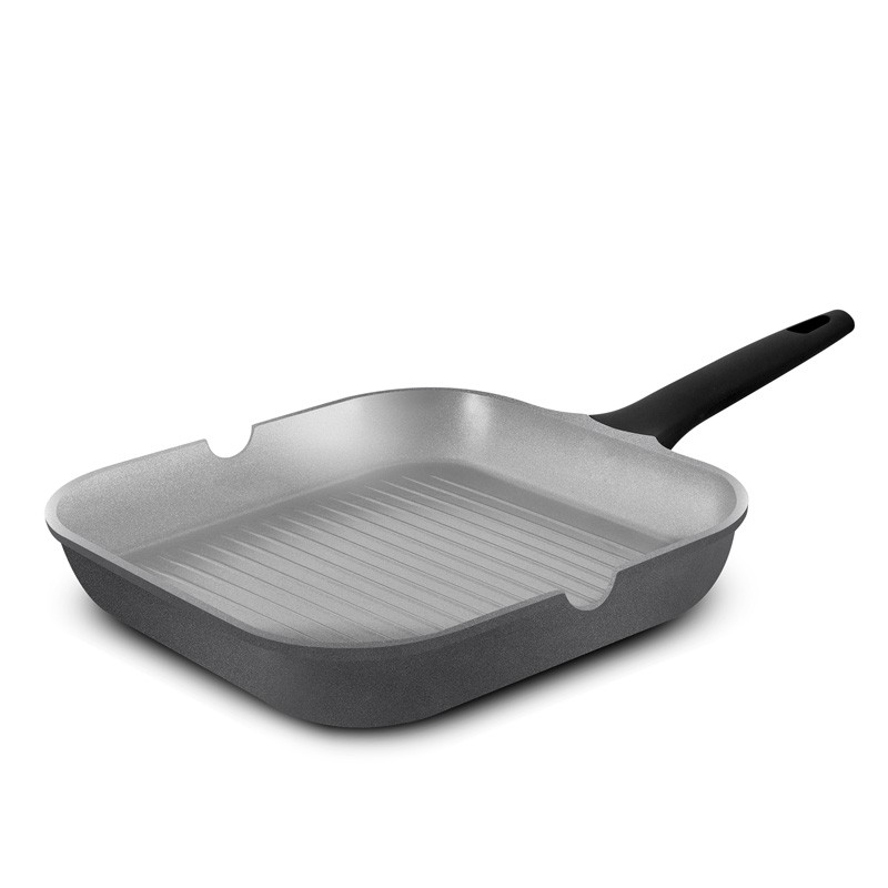 GRILL EN FONTE D'ALUMINIUM ANTI-ADHÉSIF 28CM 2L TFI CHAMBORD DURAND DUPONT