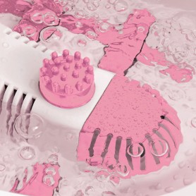 Bain de pied massant et pédicure HFM800 Yoghi rose