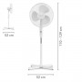 VENTILATEUR SUR PIED 3 VITESSES ZEN_TVE16