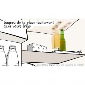 Porte-Bières Support Magnétiques 3 Bières BEERSKY Kitchencook