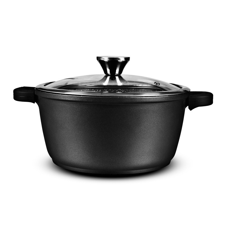 FAITOUT FONTE D'ALUMINIUM 28CM AVEC COUVERCLE TFI CRISTAL DURAND DUPONT